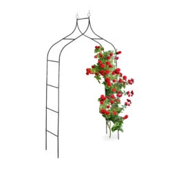 Rosenbogen In Schwarz - (B)140 X (H)255 X (T)38 Cm 13 Rosenbogen In Schwarz - (B)140 X (H)255 X (T)38 Cm -Allgemeiner Haushaltswarenladen relaxdays rosenbogen in schwarz b 140 x h 255 x t 38 cm 3