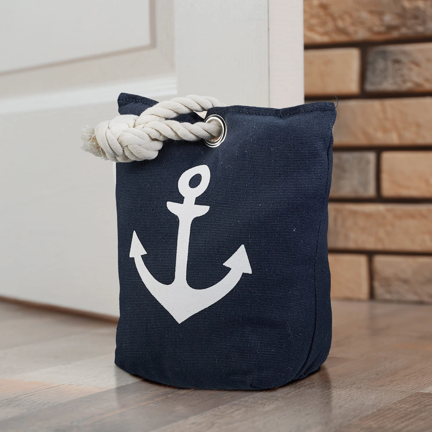 Türstopper "Anker" In Dunkelblau/ Weiß 4 Türstopper "Anker" In Dunkelblau/ Weiß – Bild 2