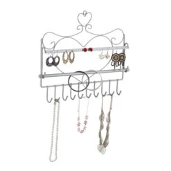 Wand Schmuckhalter In Silber - (B)36,5x (H)30 X (T)3,5 Cm 17 Wand Schmuckhalter In Silber - (B)36,5x (H)30 X (T)3,5 Cm -Allgemeiner Haushaltswarenladen relaxdays wand schmuckhalter in silber b 36 5x h 30 x t 3 5 cm 7