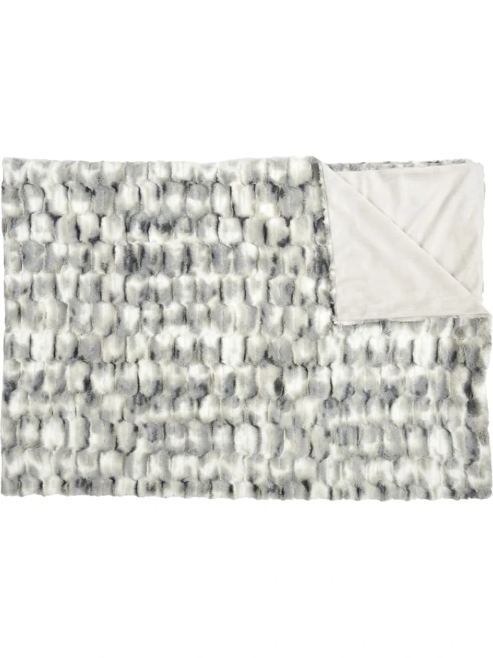 Plaid In Grau - (L)200 X (B)140 Cm 4 Plaid In Grau - (L)200 X (B)140 Cm – Bild 2