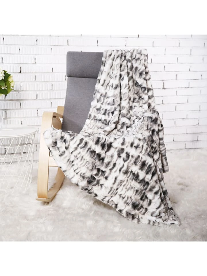 Plaid In Grau - (L)200 X (B)140 Cm 7 Plaid In Grau - (L)200 X (B)140 Cm – Bild 5