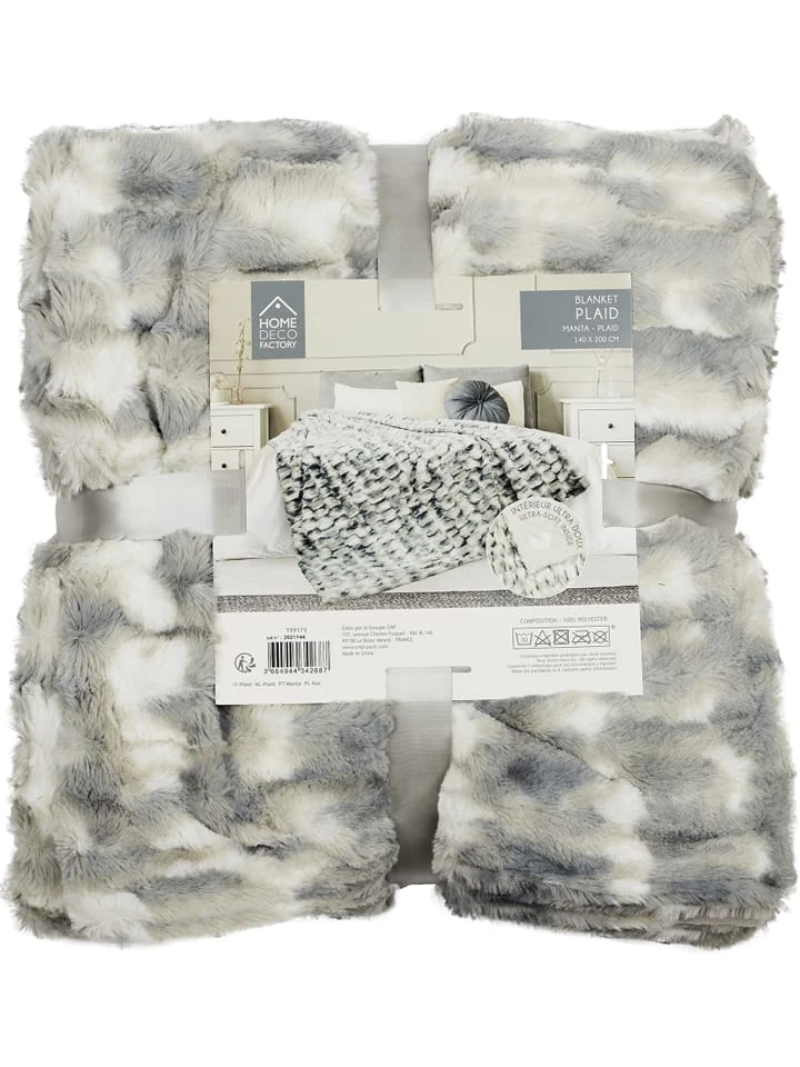 Plaid In Grau - (L)200 X (B)140 Cm 10 Plaid In Grau - (L)200 X (B)140 Cm – Bild 8