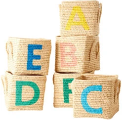 Rice Bastkorb Mit Buchstaben "F", 20x20x20cm 8 Rice Bastkorb Mit Buchstaben "F", 20x20x20cm -Allgemeiner Haushaltswarenladen rice bastkorb mit buchstaben f 20x20x20cm 1