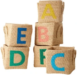 Rice Bastkorb Mit Buchstaben "F", 20x20x20cm 9 Rice Bastkorb Mit Buchstaben "F", 20x20x20cm -Allgemeiner Haushaltswarenladen rice bastkorb mit buchstaben f 20x20x20cm 2