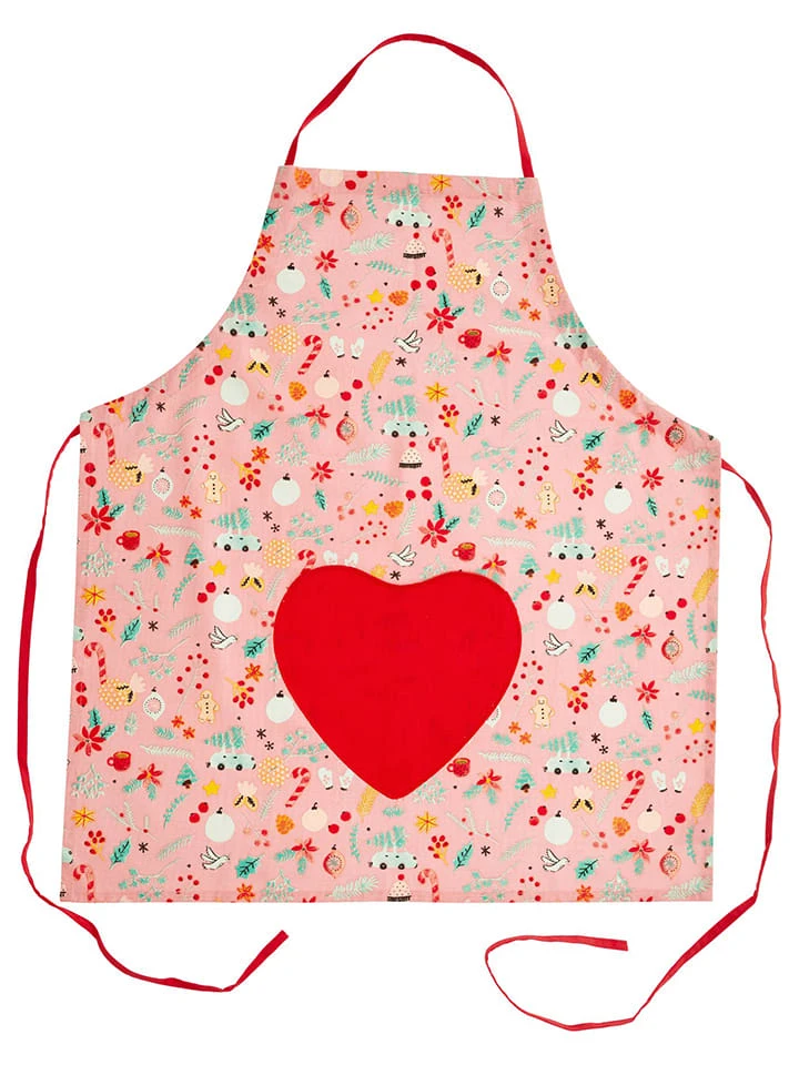 Rice Küchenschürze In Rosa/ Bunt - (L)83 X (B)70 Cm 3 Rice Küchenschürze In Rosa/ Bunt - (L)83 X (B)70 Cm