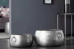 Dekoschale ORIENT In Silber - 37 X 19 X 37cm -Allgemeiner Haushaltswarenladen riess ambiente de dekoschale orient in silber 37 x 19 x 37cm 2