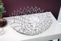 Dekoschale STRUCTURE In Silber - 45 X 15 X 45cm 13 Dekoschale STRUCTURE In Silber - 45 X 15 X 45cm -Allgemeiner Haushaltswarenladen riess ambiente de dekoschale structure in silber 45 x 15 x 45cm 2