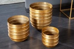 Übertopf ORIENT In Gold - 24 X 27 X 24cm -Allgemeiner Haushaltswarenladen riess ambiente de ubertopf orient in gold 24 x 27 x 24cm 4