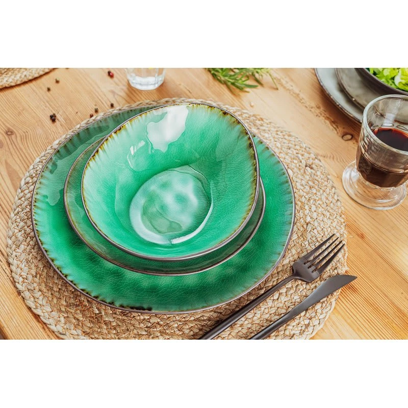 4-tlg. Salatschalen Set Palm Beach In Türkis 7 4-tlg. Salatschalen Set Palm Beach In Türkis – Bild 5