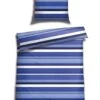 Schiesser Seersucker-Bettwäsche-Set "Merdesan" In Blau