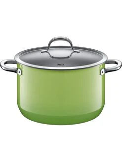 Fleischtopf Mit Deckel In Grün - Ø 24 Cm