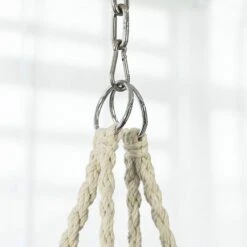 Hängesessel In Beige - (B)81 X (H)117 X (T)70cm -Allgemeiner Haushaltswarenladen sobuy hangesessel in beige b 81 x h 117 x t 70cm 4