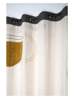 Ösenvorhang "Lenny" In Creme - (L)260 X (B)140 Cm -Allgemeiner Haushaltswarenladen stof france osenvorhang lenny in creme l 260 x b 140 cm 2