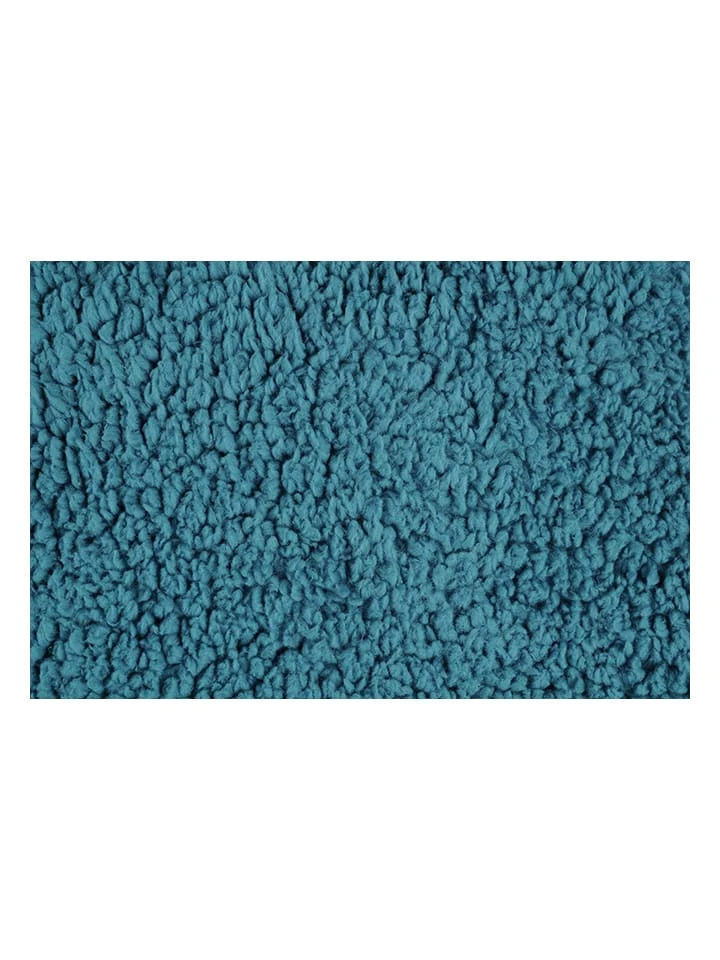 Plaid "Lovea" In Petrol - (L)160 X (B)130 Cm 4 Plaid "Lovea" In Petrol - (L)160 X (B)130 Cm – Bild 2