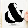 Poster / Kunstdruck "&-Zeichen, Ampersand" I Ohne Rahmen 1 Poster / Kunstdruck "&-Zeichen, Ampersand" I Ohne Rahmen -Allgemeiner Haushaltswarenladen tales by jen poster kunstdruck and zeichen ampersand i ohne rahmen