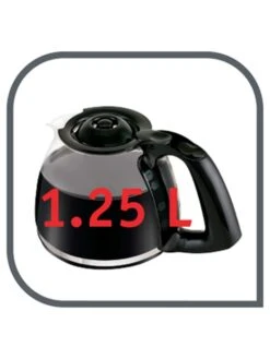 Tefal Filterkaffeemaschine "Principio Select" In Schwarz - 1,25 L -Allgemeiner Haushaltswarenladen tefal filterkaffeemaschine principio select in schwarz 1 25 l 5