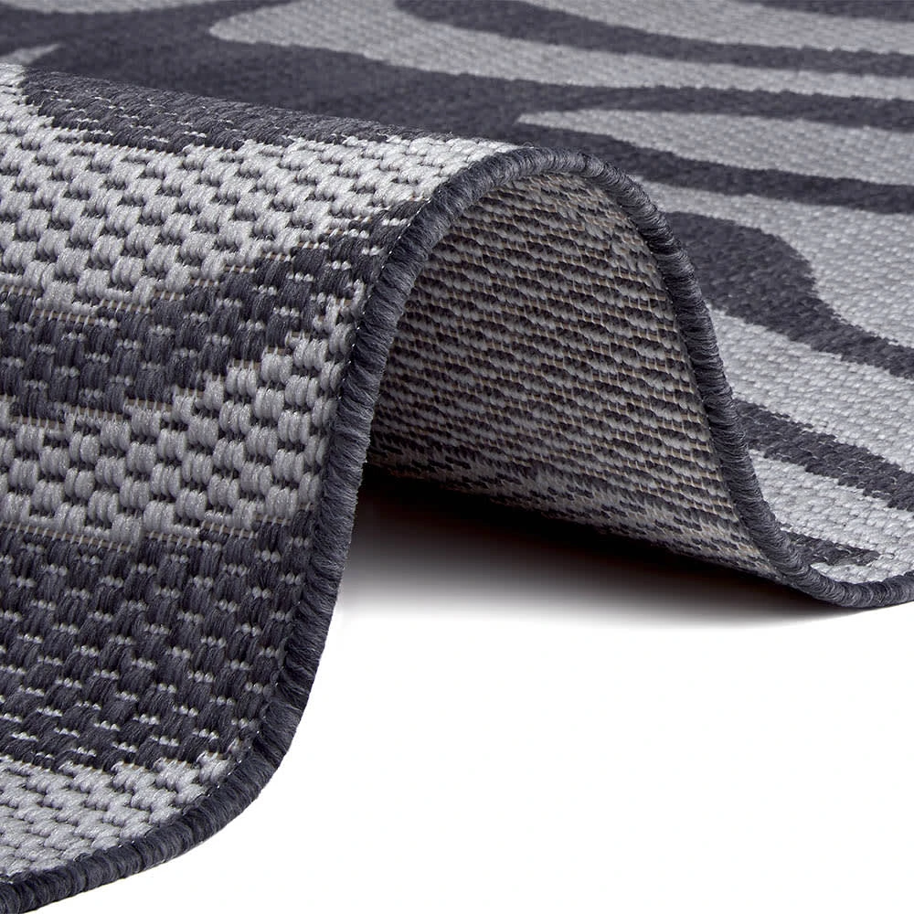 In- Und Outdoor Teppich Zebra Grau/hellgrau 6 In- Und Outdoor Teppich Zebra Grau/hellgrau – Bild 4