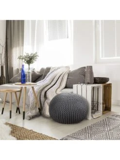 Plaid In Grau - (L)150 X (B)120 Cm -Allgemeiner Haushaltswarenladen the home deco factory plaid in grau l 150 x b 120 cm 2