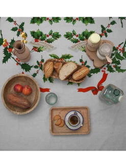 Tischdecke "Christmas Tree" In Weiß/ Grün - (L)250 X (B)140 Cm -Allgemeiner Haushaltswarenladen tierra bella tischdecke christmas tree in weiss grun l 250 x b 140 cm 1