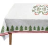 Tischdecke "Christmas Tree" In Weiß/ Grün - (L)250 X (B)140 Cm 1 Tischdecke "Christmas Tree" In Weiß/ Grün - (L)250 X (B)140 Cm -Allgemeiner Haushaltswarenladen tierra bella tischdecke christmas tree in weiss grun l 250 x b 140 cm