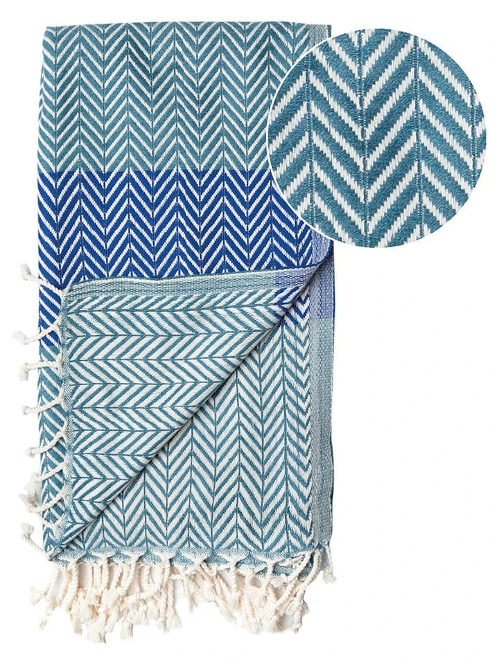 Strandtuch "Balik" In Blau - (L)180 X (B)100 Cm 3 Strandtuch "Balik" In Blau - (L)180 X (B)100 Cm