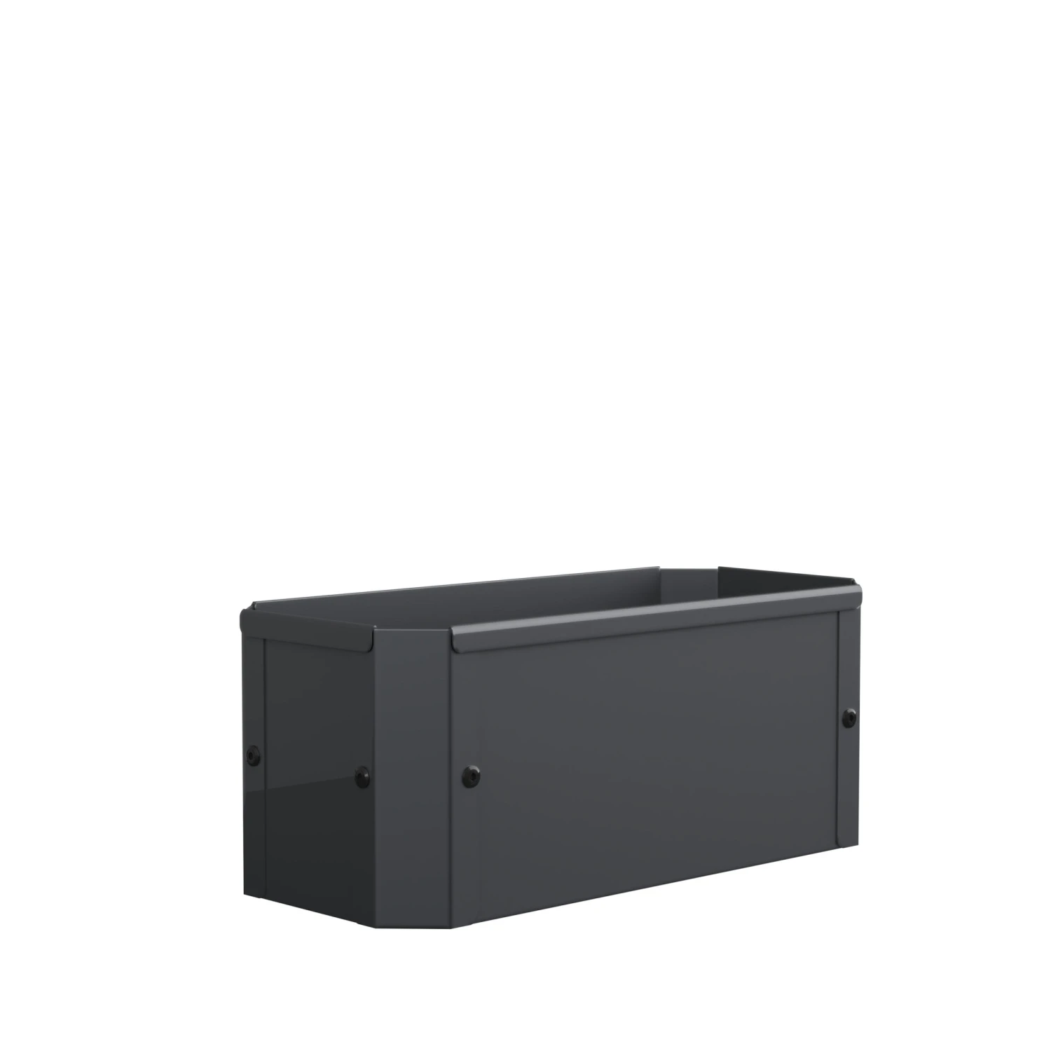 Metall Pflanzkasten Blumentopf 39x18 Balora S In Schwarz 4 Metall Pflanzkasten Blumentopf 39x18 Balora S In Schwarz – Bild 2