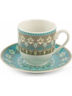 6er-Set: Kaffetassen "Cala Jondal" In Türkis - 90 Ml -Allgemeiner Haushaltswarenladen villa d este 6er set kaffetassen cala jondal in turkis 90 ml 2