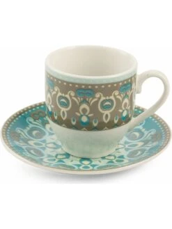 6er-Set: Kaffetassen "Cala Jondal" In Türkis - 90 Ml -Allgemeiner Haushaltswarenladen villa d este 6er set kaffetassen cala jondal in turkis 90 ml 3
