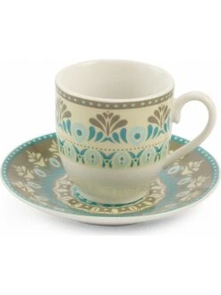 6er-Set: Kaffetassen "Cala Jondal" In Türkis - 90 Ml -Allgemeiner Haushaltswarenladen villa d este 6er set kaffetassen cala jondal in turkis 90 ml 4