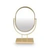 VTwonen Spiegel "Mirror Oval On Stand" In Goud - (L) 20,3 X (B) 31,1 X (H) 8,5cm -Allgemeiner Haushaltswarenladen vtwonen spiegel mirror oval on stand in goud l 20 3 x b 31 1 x h 8 5cm
