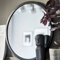 VTwonen Spiegel "Mirror Round" In Schwarz - (D) 40cm 7 VTwonen Spiegel "Mirror Round" In Schwarz - (D) 40cm -Allgemeiner Haushaltswarenladen vtwonen spiegel mirror round in schwarz d 40cm 2