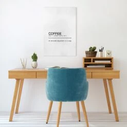 Leinwandbild - Definition Coffee Attitude In Weiß 12 Leinwandbild - Definition Coffee Attitude In Weiß -Allgemeiner Haushaltswarenladen wallart leinwandbild definition coffee attitude in weiss 2