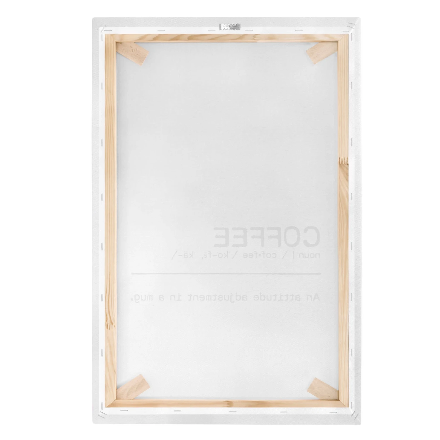 Leinwandbild - Definition Coffee Attitude In Weiß 9 Leinwandbild - Definition Coffee Attitude In Weiß – Bild 7