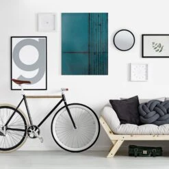 Leinwandbild - Die Treppe In Türkis 13 Leinwandbild - Die Treppe In Türkis -Allgemeiner Haushaltswarenladen wallart leinwandbild die treppe in turkis 3