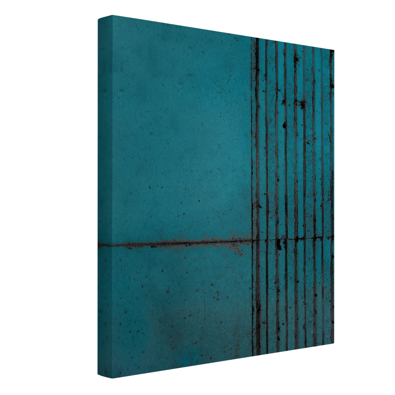 Leinwandbild - Die Treppe In Türkis 7 Leinwandbild - Die Treppe In Türkis – Bild 5