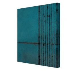 Leinwandbild - Die Treppe In Türkis 15 Leinwandbild - Die Treppe In Türkis -Allgemeiner Haushaltswarenladen wallart leinwandbild die treppe in turkis 5