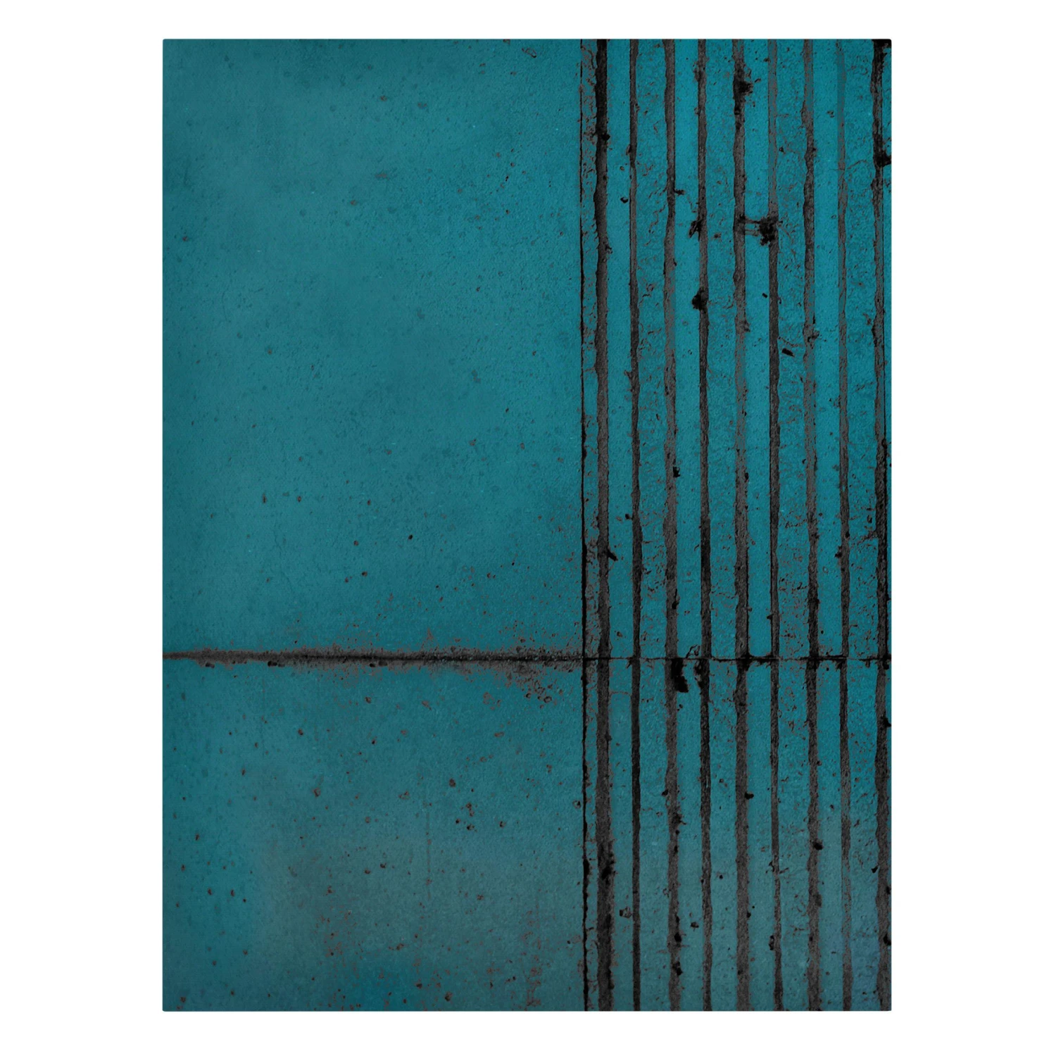 Leinwandbild - Die Treppe In Türkis 3 Leinwandbild - Die Treppe In Türkis