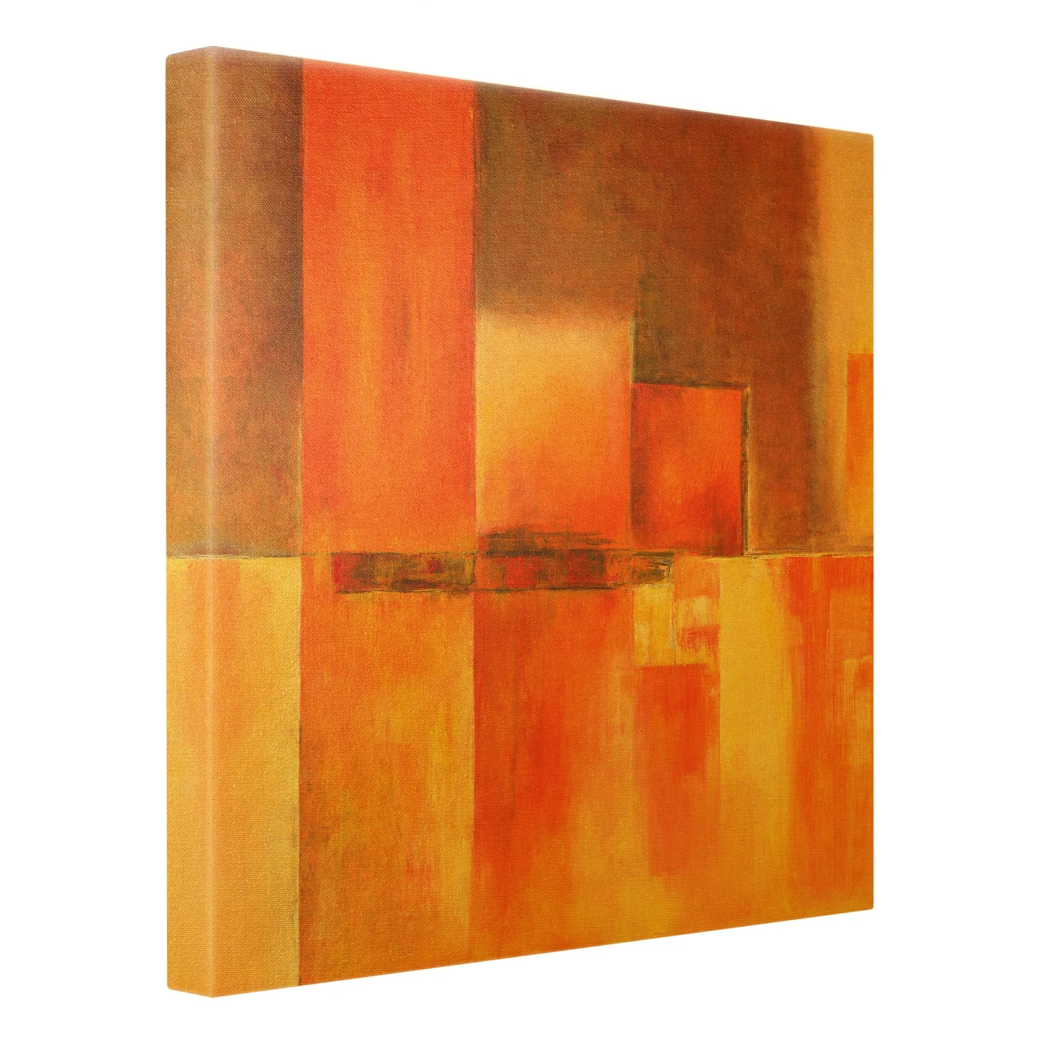 Leinwandbild Gold - Amarna In Orange 8 Leinwandbild Gold - Amarna In Orange – Bild 6