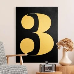 Leinwandbild Gold - Antiqua Zahl 3 In Schwarz 13 Leinwandbild Gold - Antiqua Zahl 3 In Schwarz -Allgemeiner Haushaltswarenladen wallart leinwandbild gold antiqua zahl 3 in schwarz 2