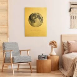 Leinwandbild Gold - Der Mond - La Lune In Grau 14 Leinwandbild Gold - Der Mond - La Lune In Grau -Allgemeiner Haushaltswarenladen wallart leinwandbild gold der mond la lune in grau 3