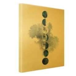 Leinwandbild Gold - Die Mondphasen In Blau 16 Leinwandbild Gold - Die Mondphasen In Blau -Allgemeiner Haushaltswarenladen wallart leinwandbild gold die mondphasen in blau 5