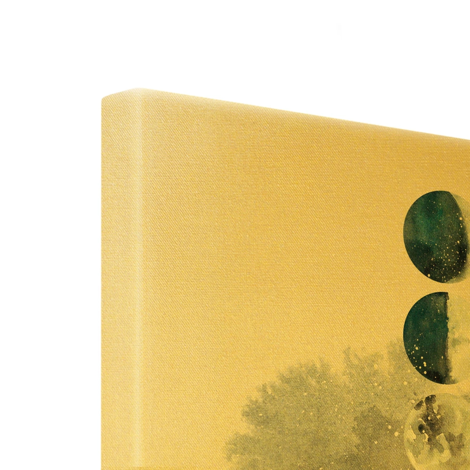 Leinwandbild Gold - Die Mondphasen In Blau 9 Leinwandbild Gold - Die Mondphasen In Blau – Bild 7