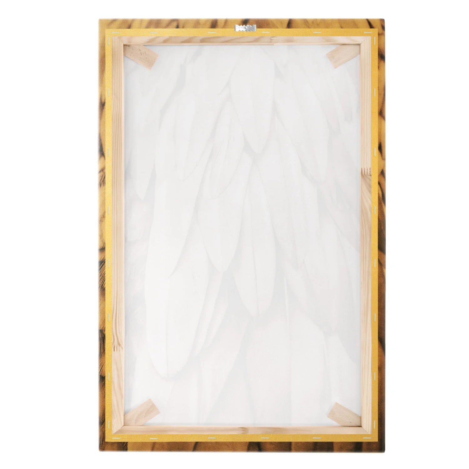 Leinwandbild Gold - Federn In Rosegold In Braun 10 Leinwandbild Gold - Federn In Rosegold In Braun – Bild 8