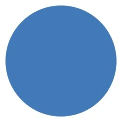 Runde Tapete - Colour Royal Blue In Blau