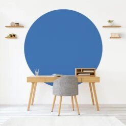 Runde Tapete - Colour Royal Blue In Blau 14 Runde Tapete - Colour Royal Blue In Blau -Allgemeiner Haushaltswarenladen wallart runde tapete colour royal blue in blau 4