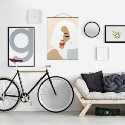 Stoffbild - Line Art Portrait Frau Pastell Beige In Creme-Beige 11 Stoffbild - Line Art Portrait Frau Pastell Beige In Creme-Beige -Allgemeiner Haushaltswarenladen wallart stoffbild line art portrait frau pastell beige in creme beige 2