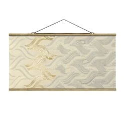 Stoffbild Mit Posterleisten - Chenille I In Creme-Beige -Allgemeiner Haushaltswarenladen wallart stoffbild mit posterleisten chenille i in creme beige 4