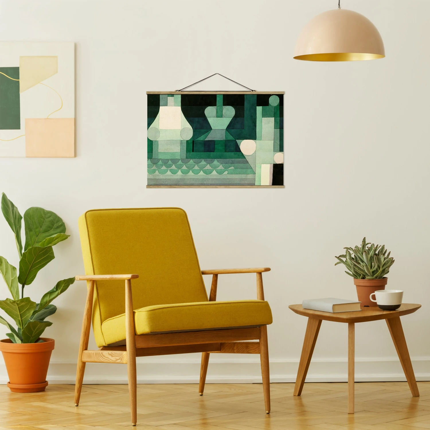 Stoffbild Mit Posterleisten - Paul Klee - Schleusen In Grau 6 Stoffbild Mit Posterleisten - Paul Klee - Schleusen In Grau – Bild 4