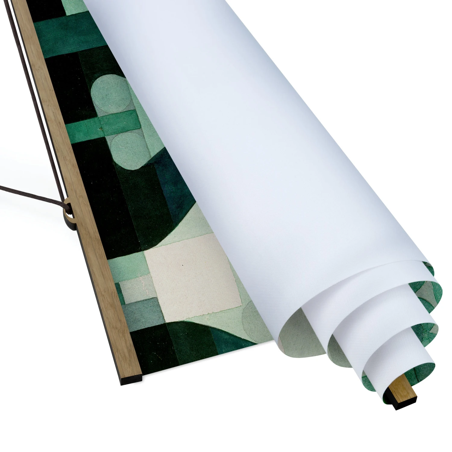 Stoffbild Mit Posterleisten - Paul Klee - Schleusen In Grau 8 Stoffbild Mit Posterleisten - Paul Klee - Schleusen In Grau – Bild 6