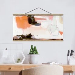 Stoffbild Mit Posterleisten - Ravel II In Orange 10 Stoffbild Mit Posterleisten - Ravel II In Orange -Allgemeiner Haushaltswarenladen wallart stoffbild mit posterleisten ravel ii in orange 1